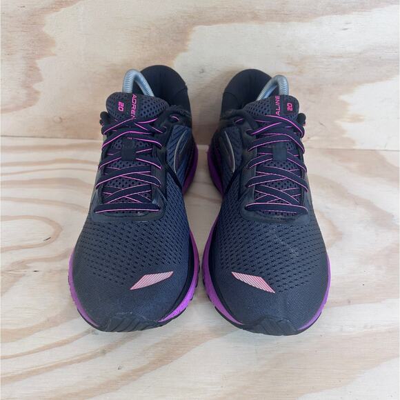 Brooks - Adrenaline GTS 20 -Running -Black/Purple -Women's -11(B) -1202961B062 - Picture 2 of 9